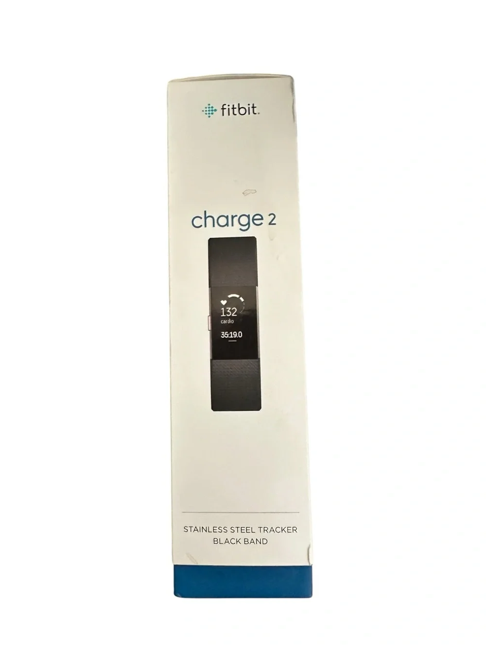 Fitbit Charge 2 Heart Rate Fitness Tracker Black Large L NEW Factory Sealed